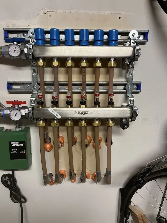 Plumber performing Gas Line Installation at a residential property in Cambrian Park